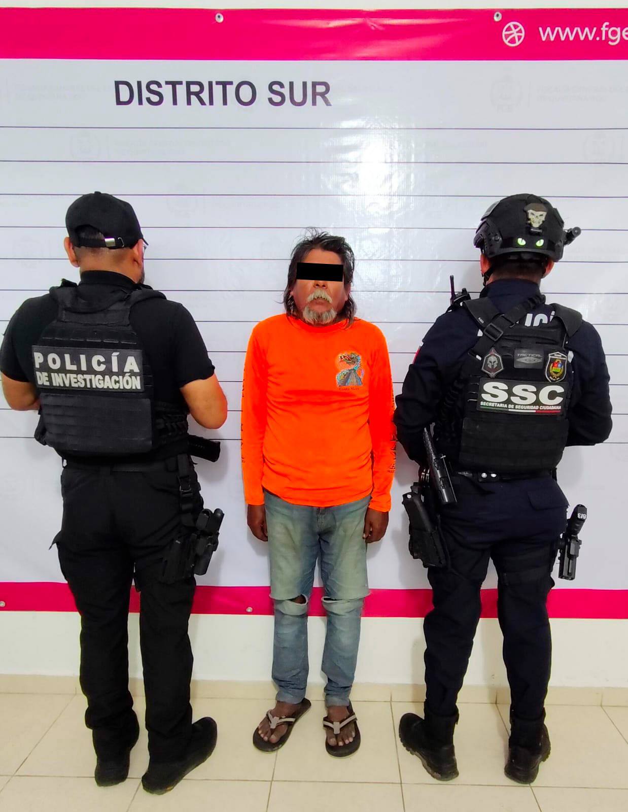 Fiscalía General del Estado detiene a presunto responsable de provocar incendio en Mahahual.